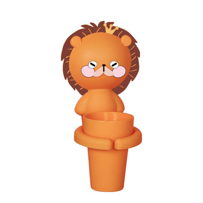 Mielas animacinių filmų kūdikių dantų puodelis Nemokamas Punch vonios kambario laikymo dėžutė burnos skalavimo puodelio siurbimo puodelis montuojamas ant sienos