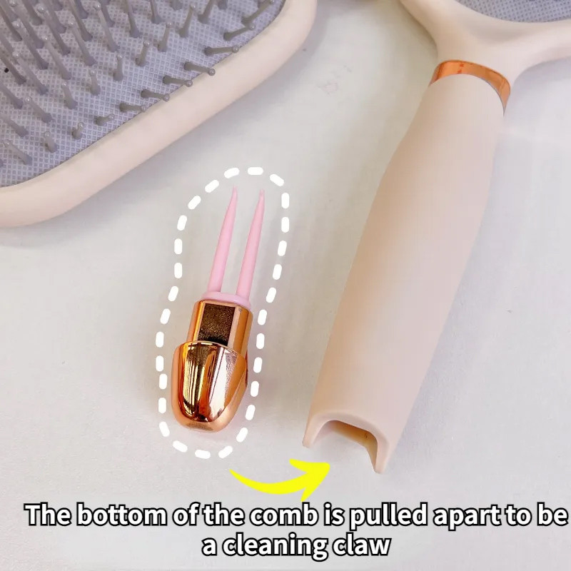 1db Légzsák Antisztatikus Hajkefe Fejbőr Masszázs Fésűs Hajkefe Női Nedves göndör Detangle Fésű Szalon Fodrász Styling Eszközök