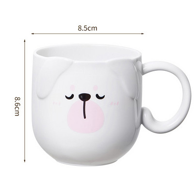 Cartoon Mouthwash Cups Cute Kitten Dog Dinosaur Thickened Pp Material Wash Cup Θήκη οδοντόβουρτσας για ταξίδι καθαρισμού μπάνιου