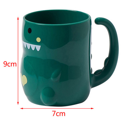 Cartoon Mouthwash Cups Cute Kitten Dog Dinosaur Thickened Pp Material Wash Cup Θήκη οδοντόβουρτσας για ταξίδι καθαρισμού μπάνιου