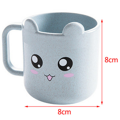 Cartoon Mouthwash Cups Cute Kitten Dog Dinosaur Thickened Pp Material Wash Cup Θήκη οδοντόβουρτσας για ταξίδι καθαρισμού μπάνιου