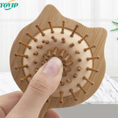 Drveni češalj Profesionalni zdravi jastučić za masažu protiv gubitka kose Češalj za četku za kosu Njega kose za vlasište Zdrav češalj od bambusa