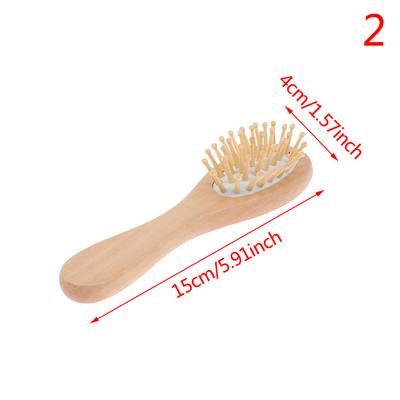 Drveni češalj Profesionalni zdravi jastučić za masažu protiv gubitka kose Češalj za četku za kosu Njega kose za vlasište Zdrav češalj od bambusa