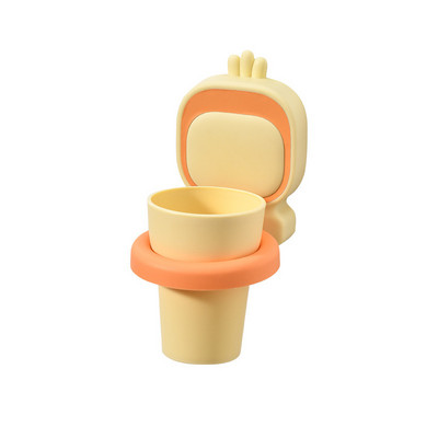 Laste multikas armas hambaharja kruusikomplekt Punch-free seinale kinnitatav hambaharja kruusiriiul poistele ja tüdrukutele.