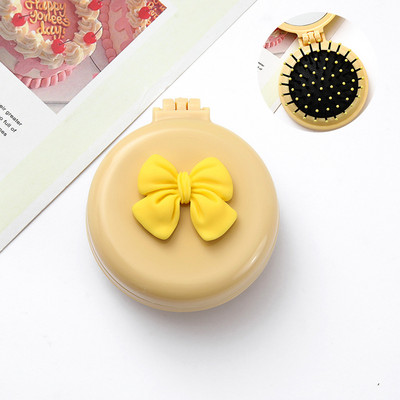 Crtani slatki sklopivi zračni jastuk Mini spavaonica Putna masaža Frizersko ogledalo Češalj Integrirani zračni jastuk Češalj