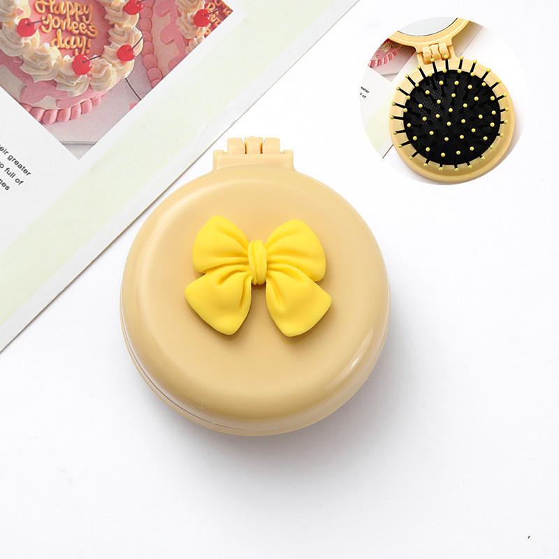 Crtani slatki sklopivi zračni jastuk Mini spavaonica Putna masaža Frizersko ogledalo Češalj Integrirani zračni jastuk Češalj