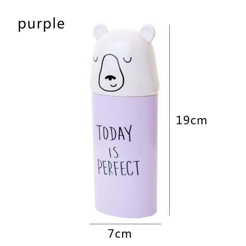 Joogihambaharja karbi hoidik Multifilm reisimine Vajalik plastikust hambapasta hoiutops Vannitoa tarvikute komplekt Veepudel Uus