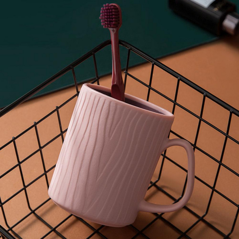 Fogkefés csésze Praktikus kontraszt színű, sima él a mindennapi élethez.