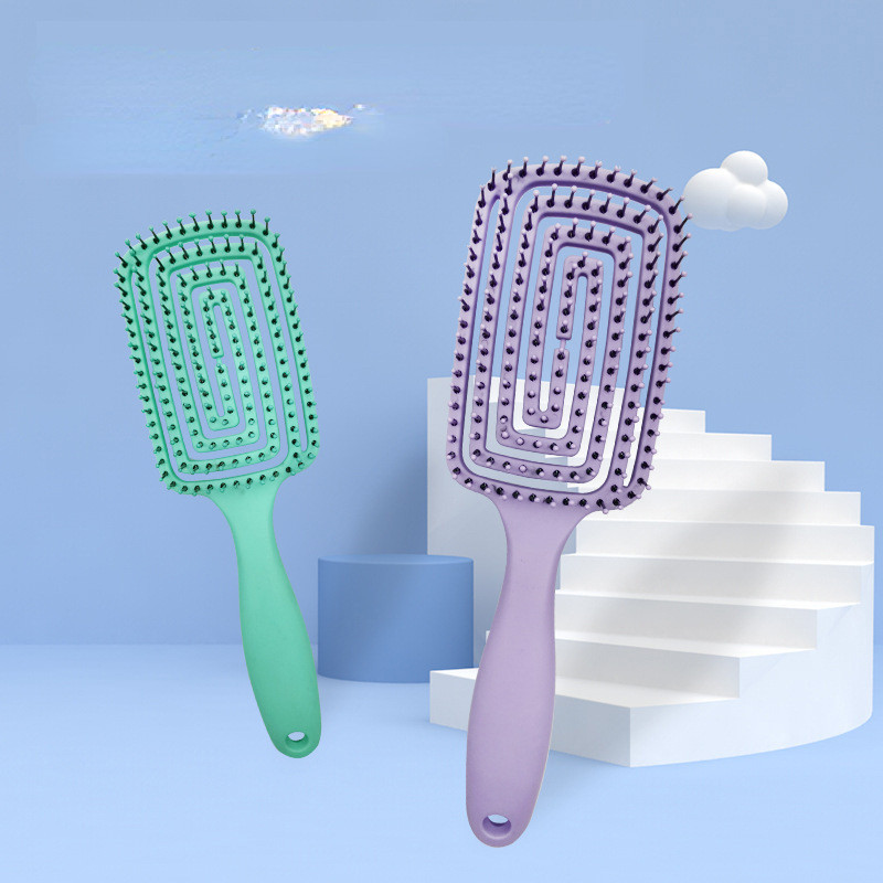 Φορητό μασάζ περιποίησης μαλλιών Αερόσακος που ξεμπερδεύει αντιστατική χτένα χταποδιού χτένα Εργαλεία κομμωτικής Χτένα μακιγιάζ