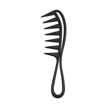 Много стилове Дамска четка за мокра и суха къдрава коса Фризьорски гребен Груби широки шипове Салон за зъби Боядисване Инструменти за оформяне на едро