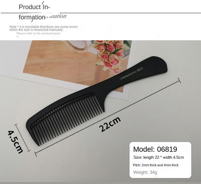 Mitme stiiliga naiste märgade ja kuivade lokkis juuksehari juuksuri kamm Jämedad laiad naelad Hambasalong Värvimine Stiilitööriistade hulgimüük