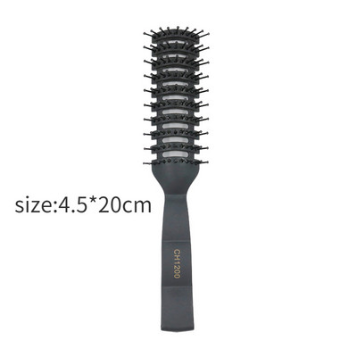 Mitme stiiliga naiste märgade ja kuivade lokkis juuksehari juuksuri kamm Jämedad laiad naelad Hambasalong Värvimine Stiilitööriistade hulgimüük