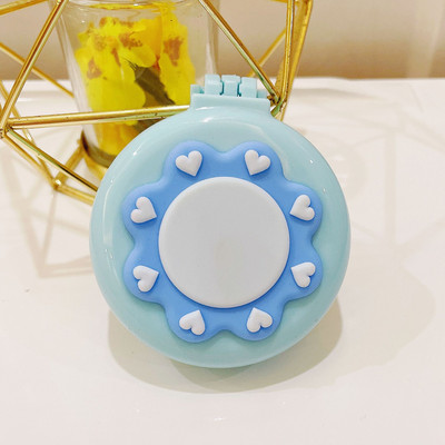 Ξύλινο χαριτωμένο πτυσσόμενο με καθρέφτη μακιγιάζ νεράιδα φορητό μαξιλάρι αέρα κεφαλής μασάζ καρτούν πλαστικός αερόσακος μικρή χτένα