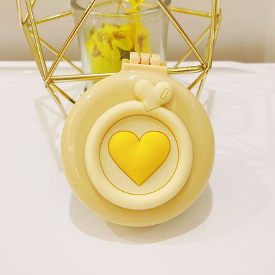 Ξύλινο χαριτωμένο πτυσσόμενο με καθρέφτη μακιγιάζ νεράιδα φορητό μαξιλάρι αέρα κεφαλής μασάζ καρτούν πλαστικός αερόσακος μικρή χτένα