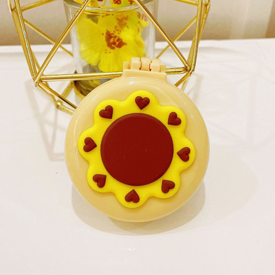 Ξύλινο χαριτωμένο πτυσσόμενο με καθρέφτη μακιγιάζ νεράιδα φορητό μαξιλάρι αέρα κεφαλής μασάζ καρτούν πλαστικός αερόσακος μικρή χτένα