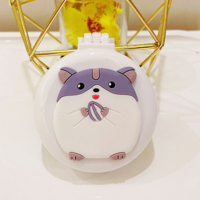 Ξύλινο χαριτωμένο πτυσσόμενο με καθρέφτη μακιγιάζ νεράιδα φορητό μαξιλάρι αέρα κεφαλής μασάζ καρτούν πλαστικός αερόσακος μικρή χτένα