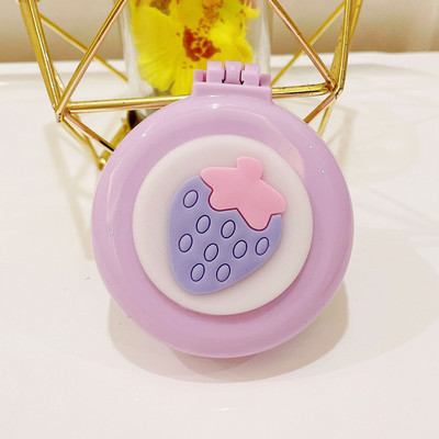 Ξύλινο χαριτωμένο πτυσσόμενο με καθρέφτη μακιγιάζ νεράιδα φορητό μαξιλάρι αέρα κεφαλής μασάζ καρτούν πλαστικός αερόσακος μικρή χτένα