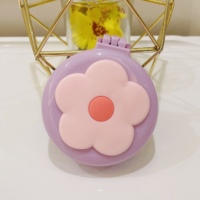 Ξύλινο χαριτωμένο πτυσσόμενο με καθρέφτη μακιγιάζ νεράιδα φορητό μαξιλάρι αέρα κεφαλής μασάζ καρτούν πλαστικός αερόσακος μικρή χτένα