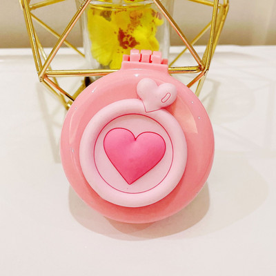 Ξύλινο χαριτωμένο πτυσσόμενο με καθρέφτη μακιγιάζ νεράιδα φορητό μαξιλάρι αέρα κεφαλής μασάζ καρτούν πλαστικός αερόσακος μικρή χτένα