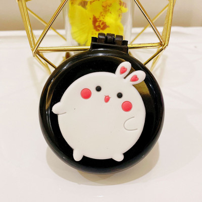 Ξύλινο χαριτωμένο πτυσσόμενο με καθρέφτη μακιγιάζ νεράιδα φορητό μαξιλάρι αέρα κεφαλής μασάζ καρτούν πλαστικός αερόσακος μικρή χτένα