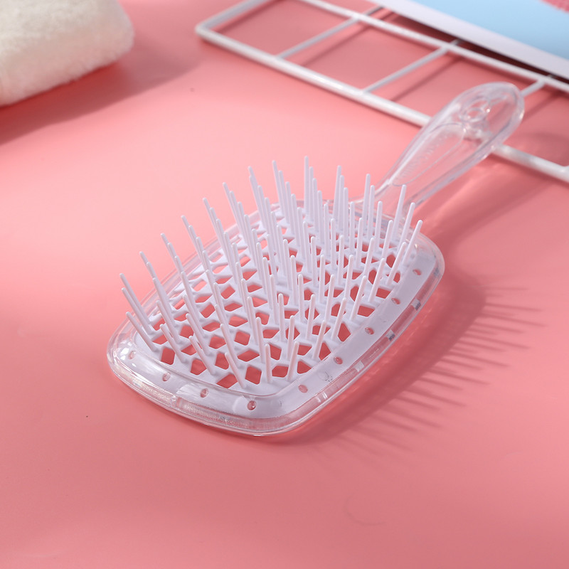 1/2 buc. Piepteni pentru pernă de aer pentru femei, dinți largi, perie de masaj pentru scalp, piepteni pentru coafură cu plasă goală, instrumente de coafat