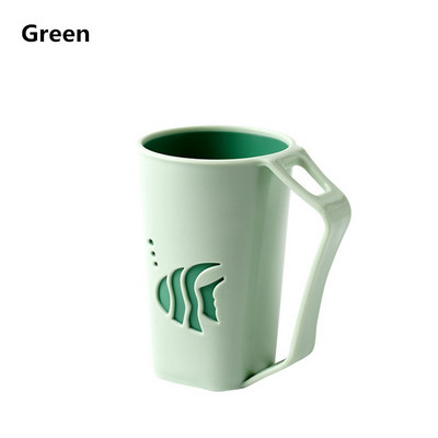 Creative Nordic Travel Good Morning Cup Keskkonnasõbralik PP materjal Veetopsid Hambaharja hoidik Pesu hambakruus Vannituba