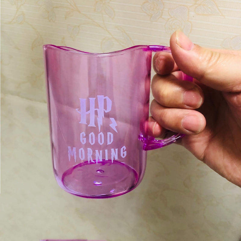 Labas rytas dantų šepetėlio laikiklio puodelis Dantų pastos laikiklis Vonios kambario puodelis Vaikiškas dantų šepetėlio puodelis Vaikų gimtadienio dovana