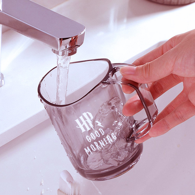 Labas rytas dantų šepetėlio laikiklio puodelis Dantų pastos laikiklis Vonios kambario puodelis Vaikiškas dantų šepetėlio puodelis Vaikų gimtadienio dovana