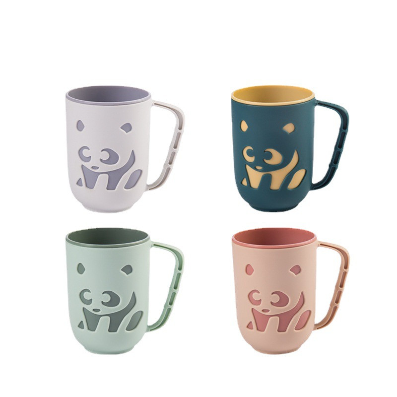 Kahekihiline plastikust hambaharjatops Suuveetops Kaasaskantav pesutops Multifilmi stiilis kasutamine täiskasvanutele Üliõpilaspaarid reisivannituba