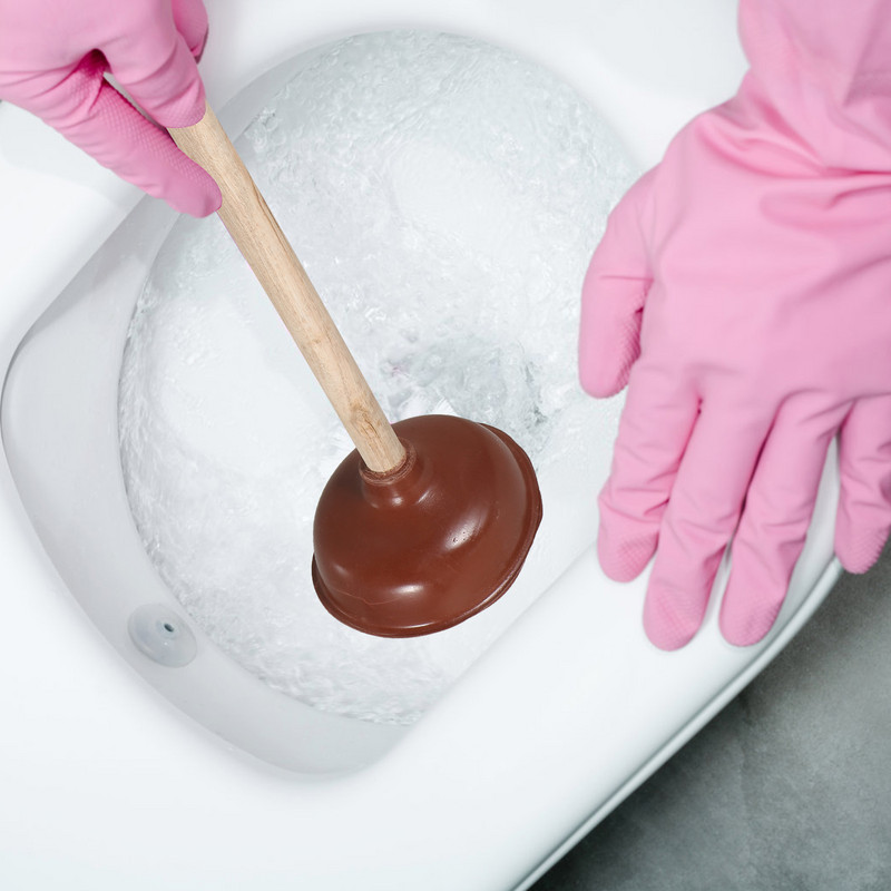 Sanitaartehnilised liitmikud Pistik Vannitoa puhastustööriistad Ühiselamu WC-kolb Varustus Ummistunud puidust valamu imikork