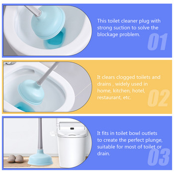 Έμβολο νιπτήρας τουαλέτας Εργαλείο αποχέτευσης μπάνιου Καθαριστικό Καθαρισμός ντους Καθαρισμός βυθοκόρους Αποχέτευση απόφραξη βυθοκόρησης μπανιέρα