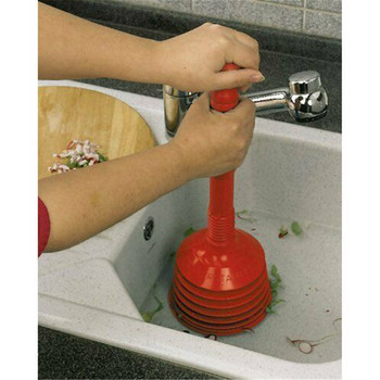 Drain Buster Запушване на тоалетна мивка Мощен инструмент за премахване на смукатели Гумено бутало Деблокиращо устройство