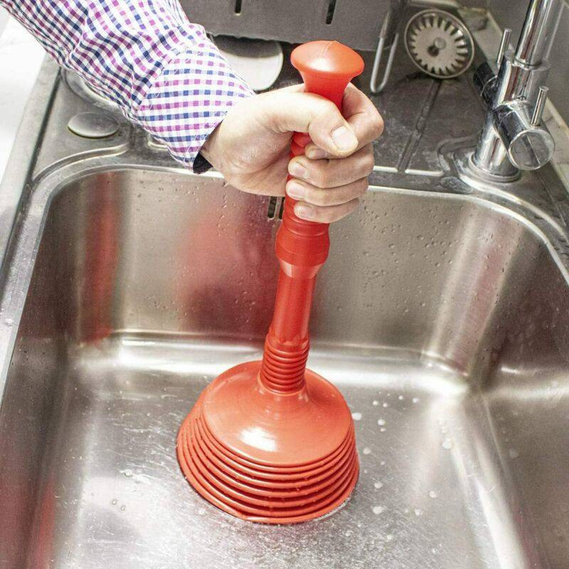 Dren Buster WC-valamu ummistus Võimas imemise eemaldaja kummist kolvi blokeeringust vabastaja