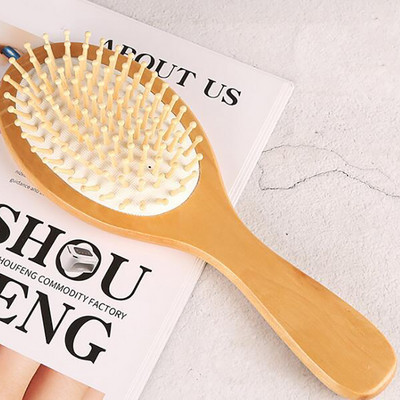 Puidust õhkpadi massaažikamm mõla padi juuste väljalangemise vastu massaažihari juuksehari kamm juuksepeanaha mõla juuksehari bambuskamm