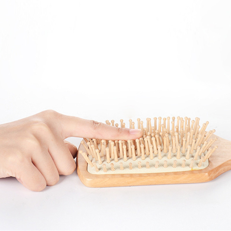 Puidust õhkpadi massaažikamm mõla padi juuste väljalangemise vastu massaažihari juuksehari kamm juuksepeanaha mõla juuksehari bambuskamm
