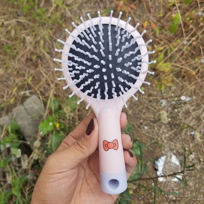 Αντιστατικό Magic Detangler Hair Curl ίσιο μασάζ Βούρτσα μαλλιών με χτένα Εργαλεία styling περιποίησης μαλλιών με καθρέφτη