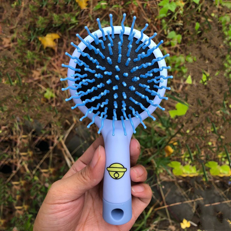 Αντιστατικό Magic Detangler Hair Curl ίσιο μασάζ Βούρτσα μαλλιών με χτένα Εργαλεία styling περιποίησης μαλλιών με καθρέφτη