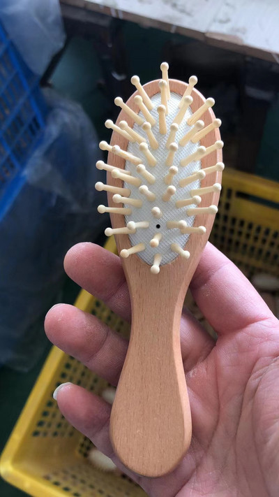 Puidust õhkpadi massaažikamm mõla padi juuste väljalangemise massaažihari juuksehari kamm Peanaha juuksehooldus Tervislik bambuskamm