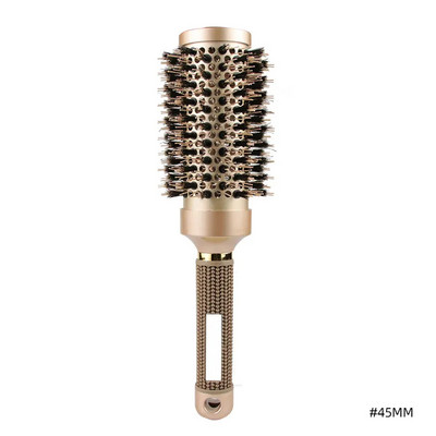 Professzionális hajkefe fésű, magas hőmérsékletnek ellenálló fodrászok Kerekkefe hordós hajkefe fésű szalon hajformázáshoz