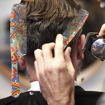 Barber Comb Επαναχρησιμοποιήσιμη No Static Hair Stylist Salon for Detangling Teasing