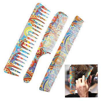 Barber Comb Επαναχρησιμοποιήσιμη No Static Hair Stylist Salon for Detangling Teasing