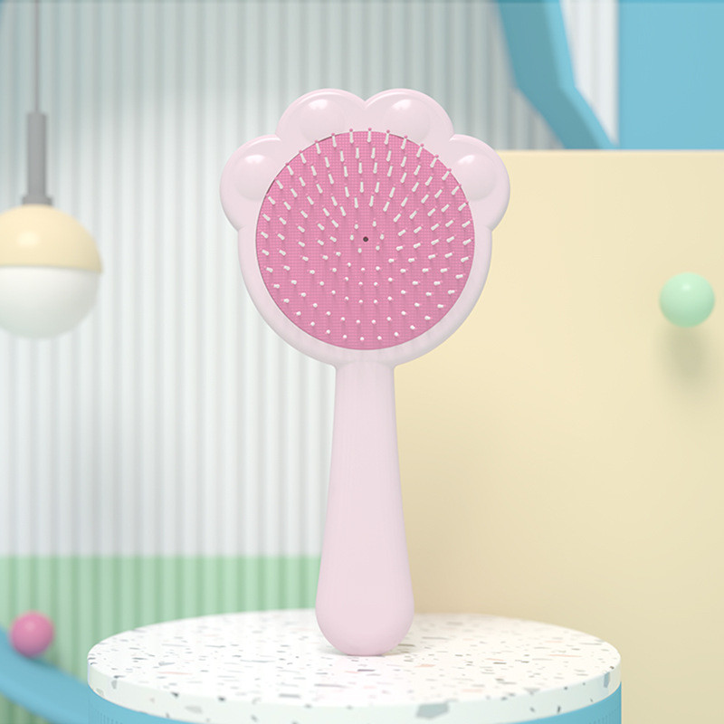 Roztomilý mačací labkový airbag mini hrebeň na vlasy masáž hlavy antistatický salón stylingové príslušenstvo mokré a suché detské dievčenské hrebeňové vlasy