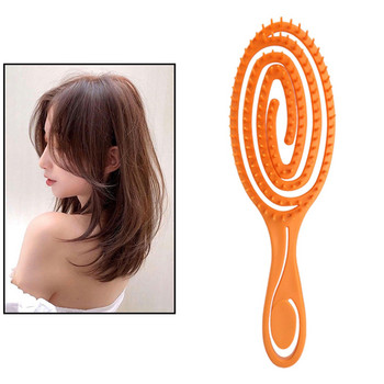 Вентилирана четка за коса Разплитане на коса Гребен за масаж на скалпа за фризьорски бръснар