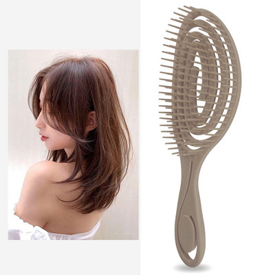 Ventiliuojamas plaukų šepetys Plaukų detangler galvos odos masažo šukos, skirtos kirpėjui