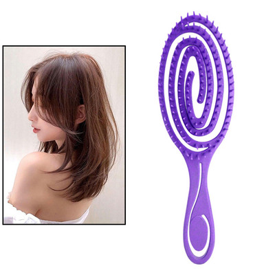 Ventiliuojamas plaukų šepetys Plaukų detangler galvos odos masažo šukos, skirtos kirpėjui