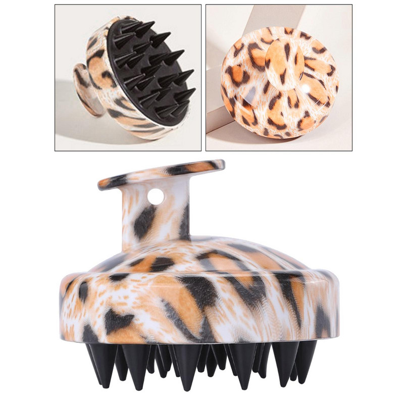 Masseerija šampoonihari, käsitsi peanaha massaažihari, pehme ränikarbiga harjastab peanahka, koorib ja eemaldab