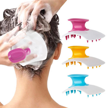 SilicScalp Massager Shampoo Brush Wet Tool Brush Scrubber ντους για αφαίρεση, κατοικίδια, άνδρες,
