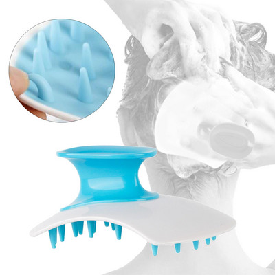 SilicScalp Massager Shampoo Brush Wet Tool Brush Scrubber ντους για αφαίρεση, κατοικίδια, άνδρες,