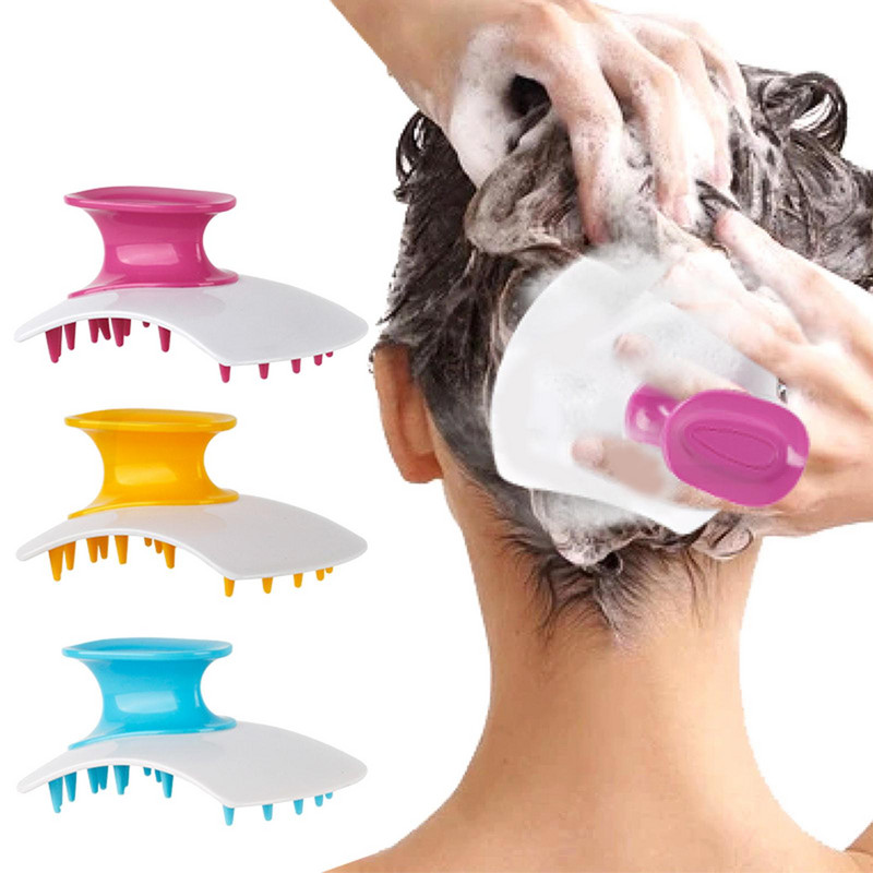SilicScalp Massager Shampoo Brush Wet Tool Brush Scrubber ντους για αφαίρεση, κατοικίδια, άνδρες,