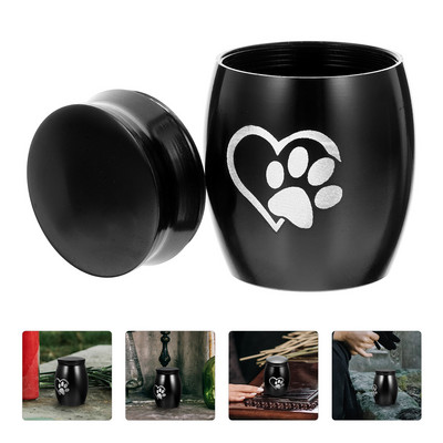 Urnos Urna Naminis šuo Kremavimas Katėms Memorialinis Atminimo dėžutė Šunys Gyvūnai Katės Mini spauda Letena Metalas Plienas Nerūdijantis Laidotuvių Dekoratyvinis